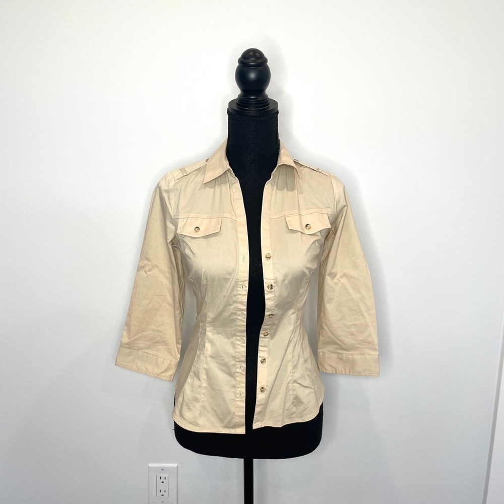 H&M Classic Tan Button Up
